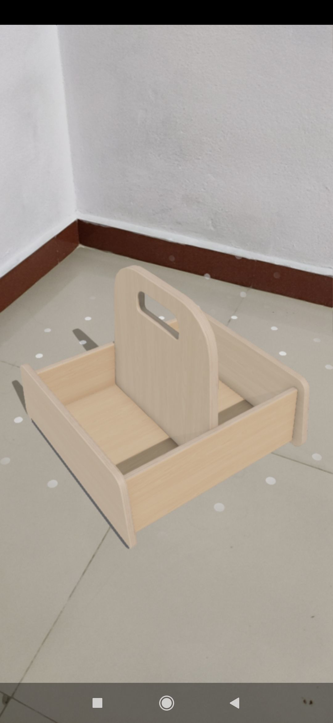 Basket Up Low-poly 3D model_5