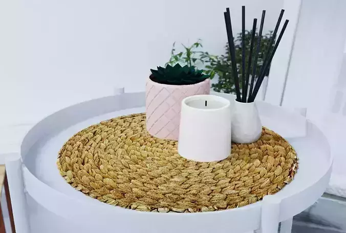 table with decor