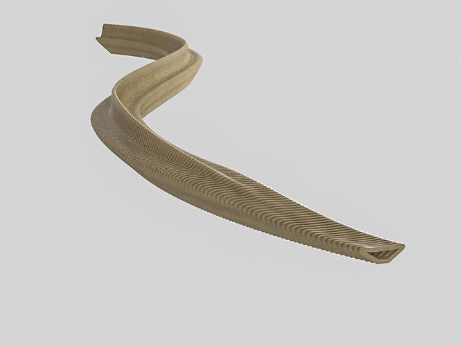 Parametric Bench 3D model