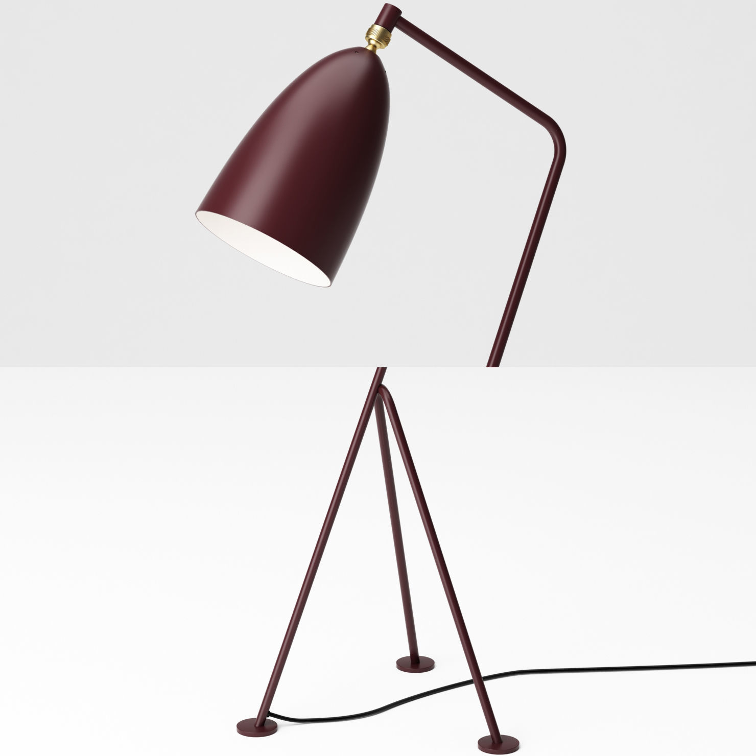 Gubi Grashoppa Floor Lamp 3D model_2