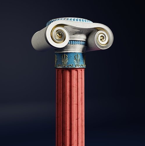 Greek Column  3D model