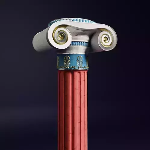 Greek Column  3D model