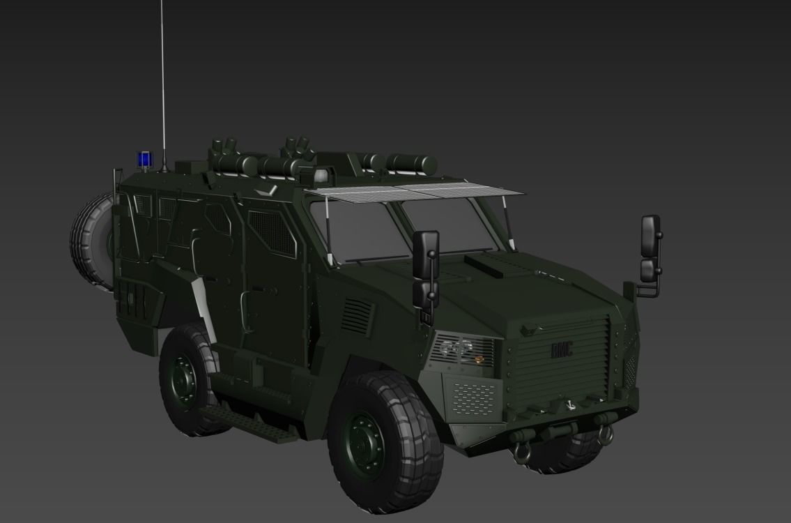 BMC Vuran Low-poly 3D model_8