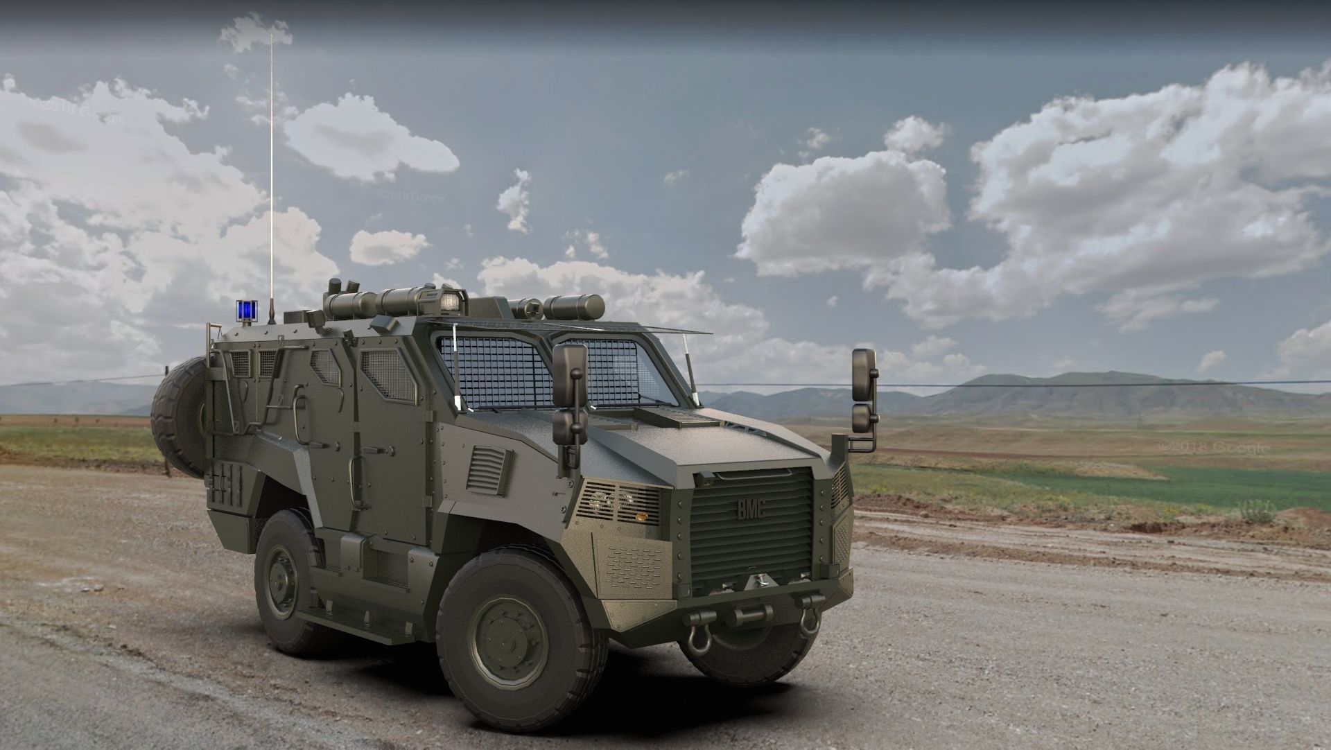 BMC Vuran Low-poly 3D model_4