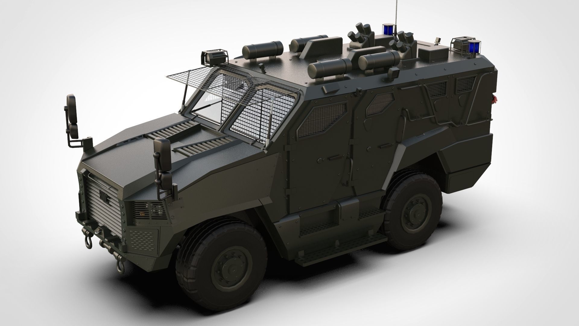 BMC Vuran Low-poly 3D model_2