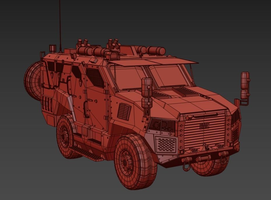 BMC Vuran Low-poly 3D model_14
