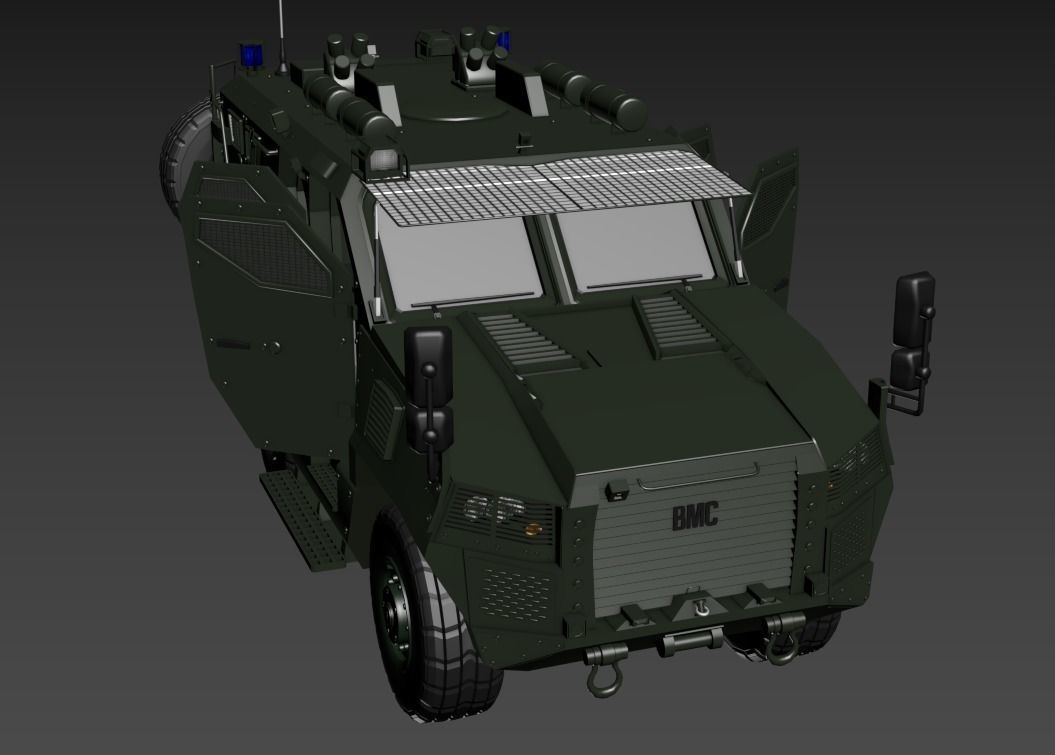 BMC Vuran Low-poly 3D model_9