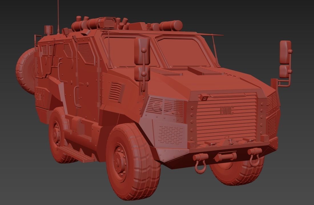 BMC Vuran Low-poly 3D model_12