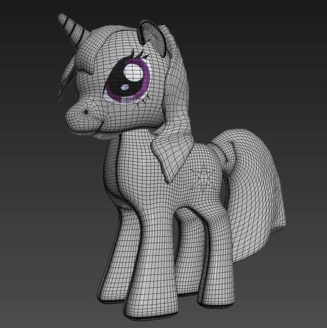 My little Pony Twilight Sparkle 3D model_5