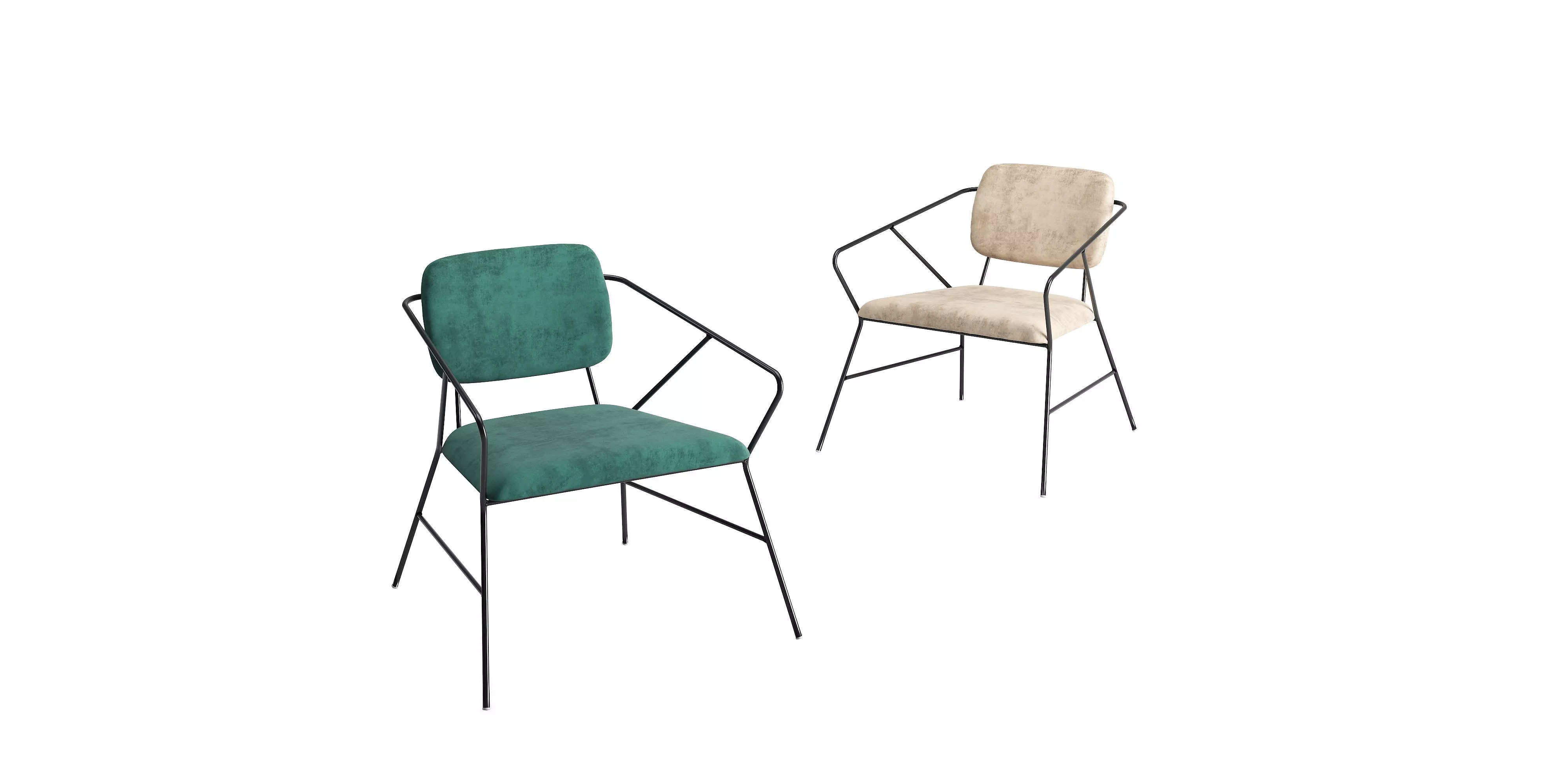 House Doctor Klever Lounge Chair 3D model