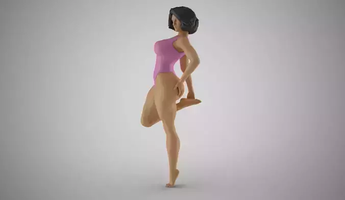 Woman Spring Mood 8 3D print model