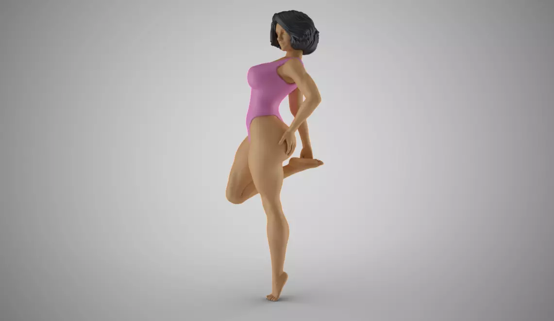 Woman Spring Mood 8 3D print model
