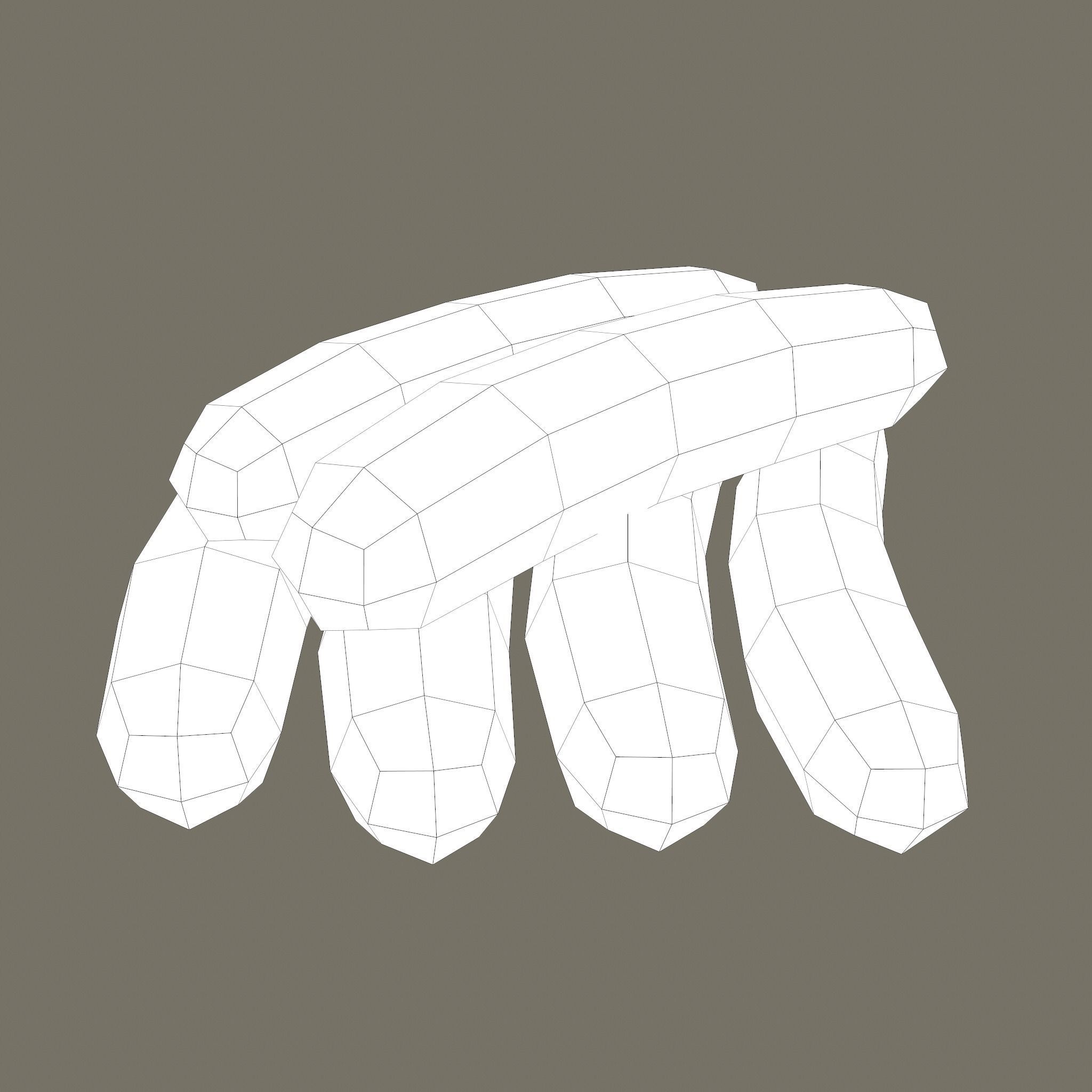 Sausages Low-poly 3D model_24