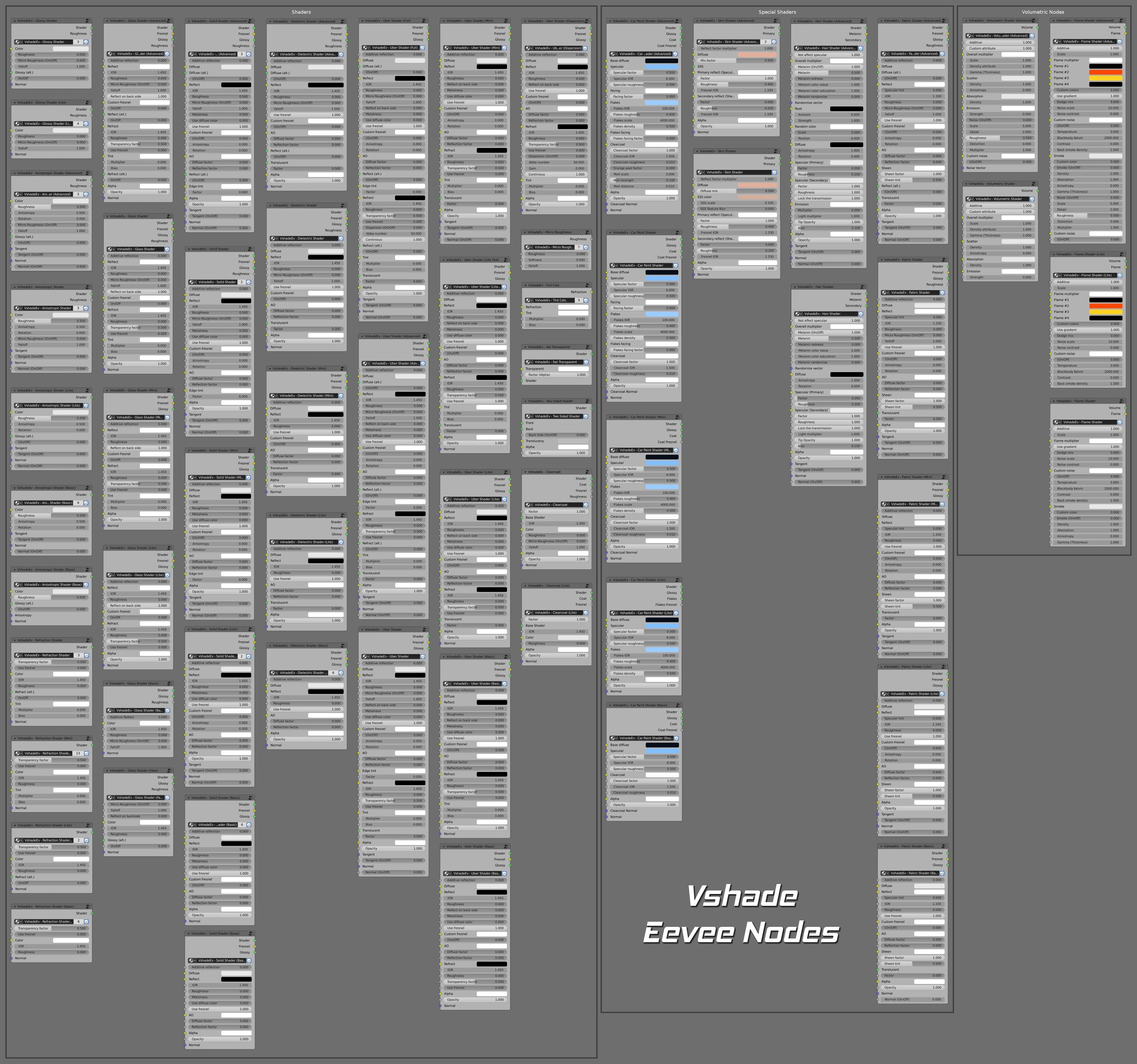 VSHADE Professional Shader System for Blender Cycles and Eevee 3D model_12