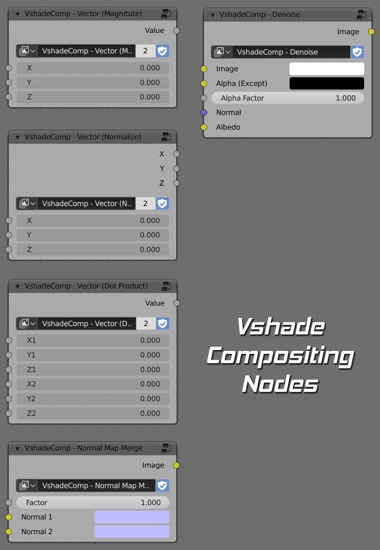 VSHADE Professional Shader System for Blender Cycles and Eevee 3D model_15