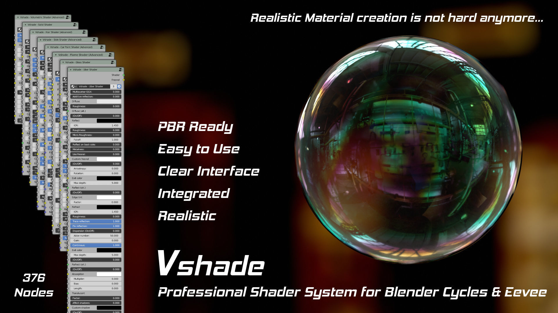 VSHADE Professional Shader System for Blender Cycles and Eevee 3D model_7