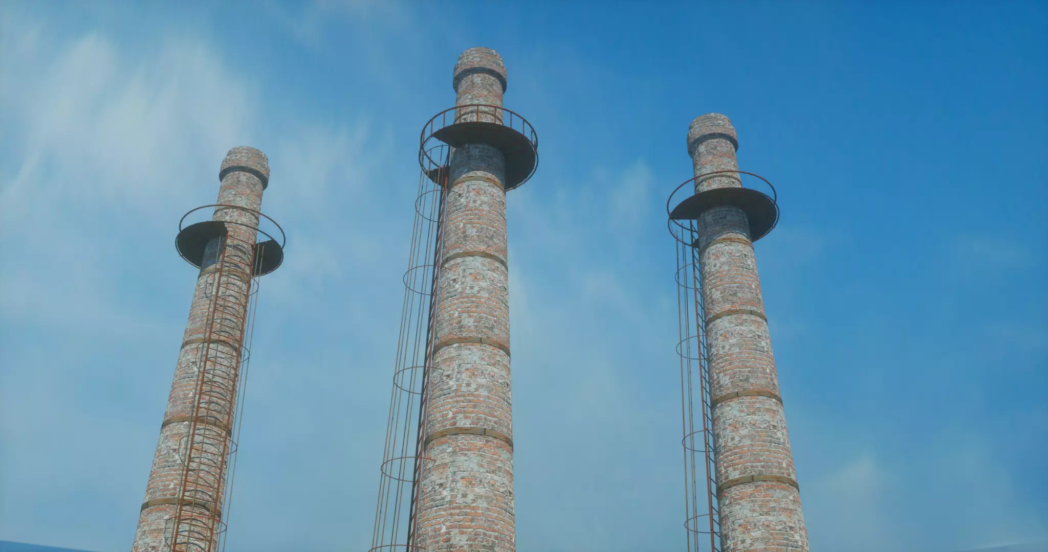 Boiler chimney 3D model_0