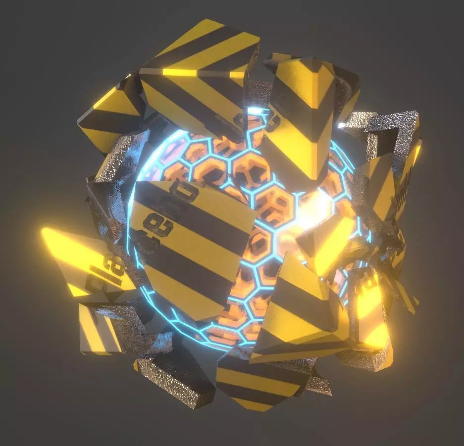 Placeholder Cube Version 1 Free 3D model