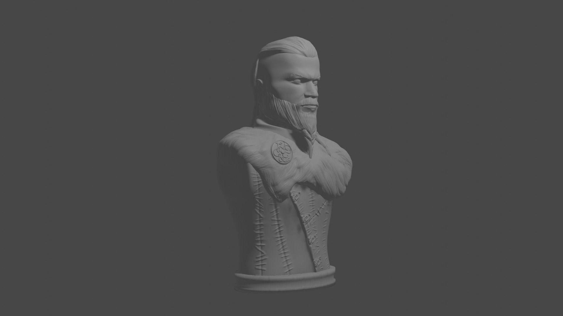 Eivor Assassin s creed bust 3D print model_7