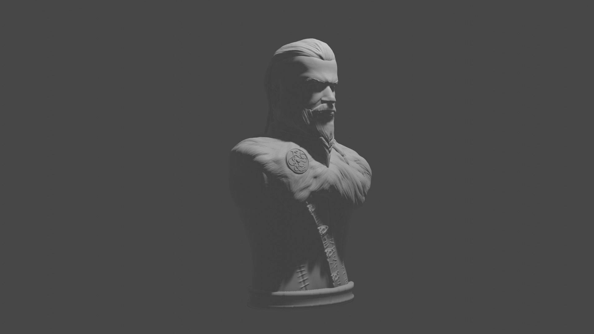 Eivor Assassin s creed bust 3D print model_5