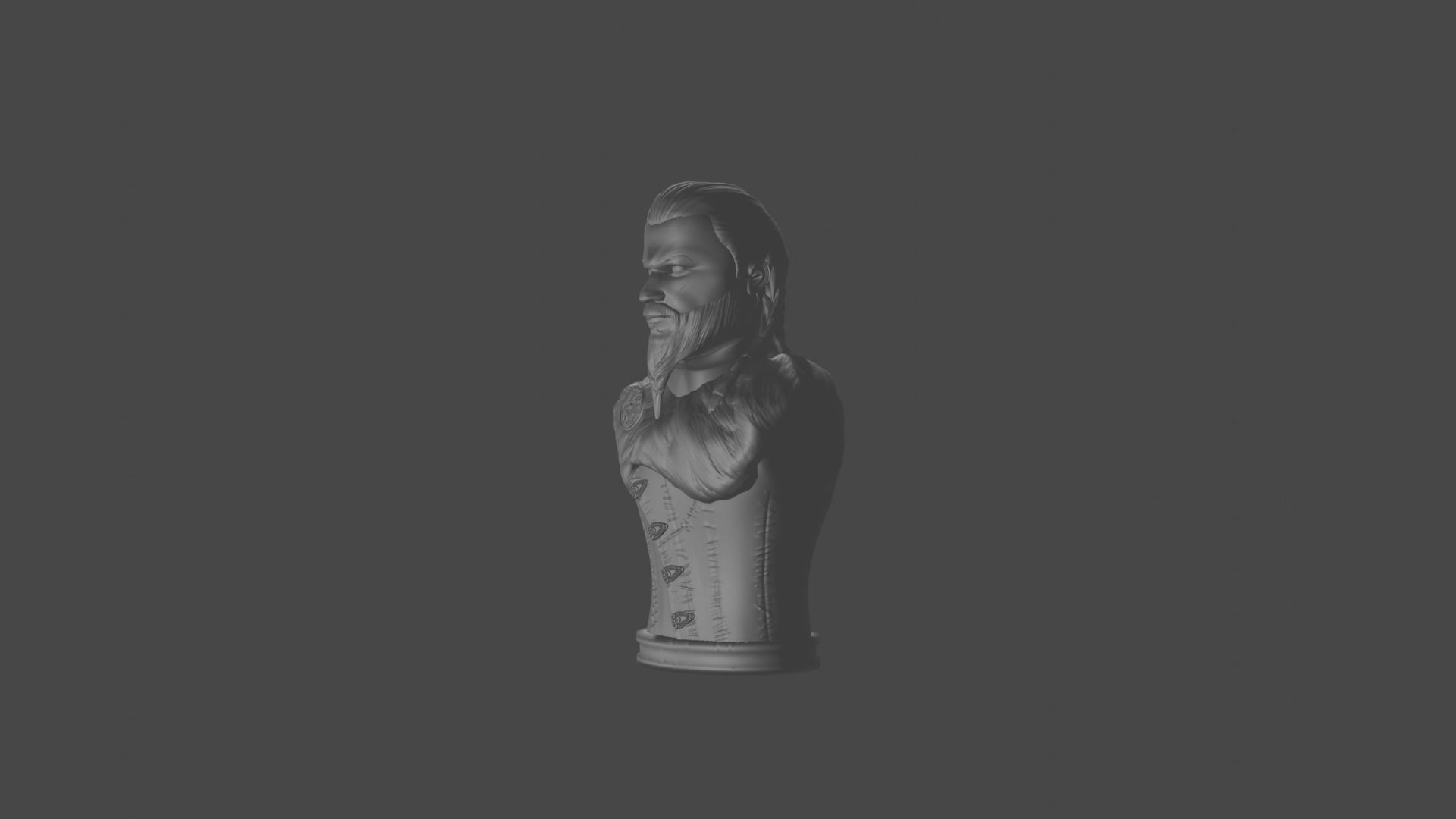 Eivor Assassin s creed bust 3D print model_3
