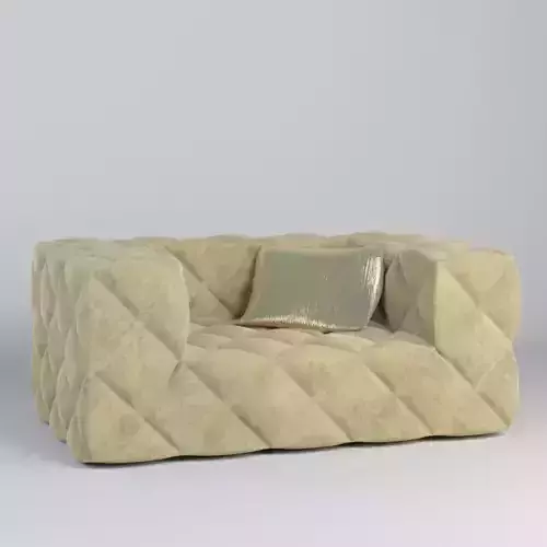 Sofa- sofa with quilted pattern