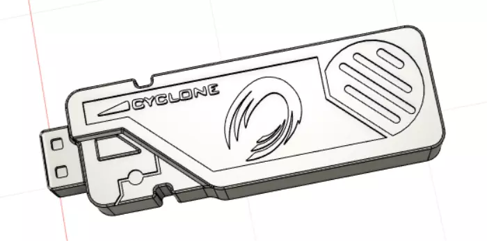 Cyclone Gaia Memory Kamen Rider W Double 3D print model