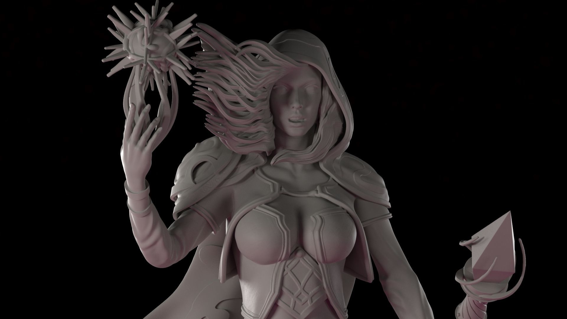 Jaina Proudmoore 3D print model 3D print model_5