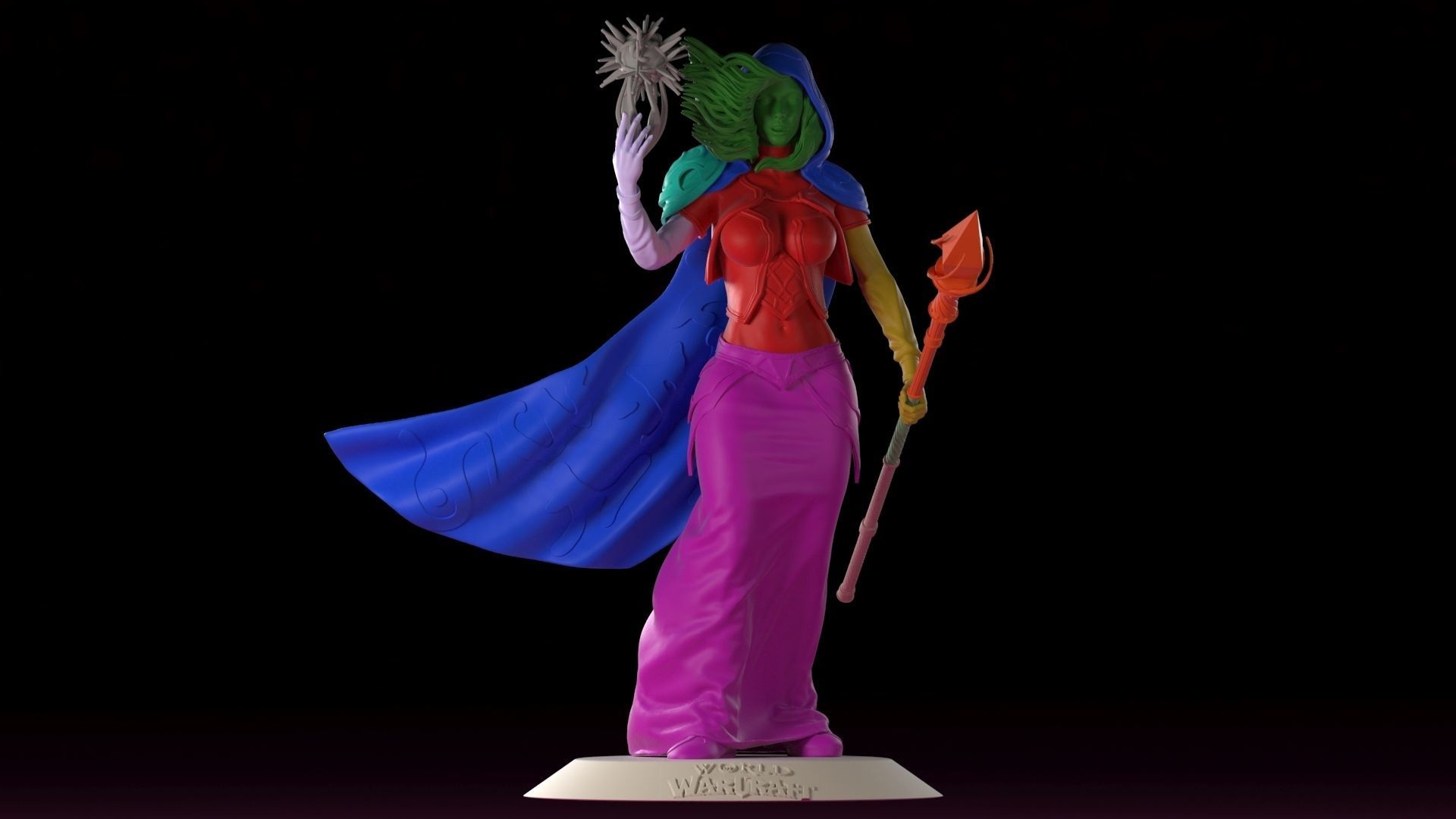 Jaina Proudmoore 3D print model 3D print model_11