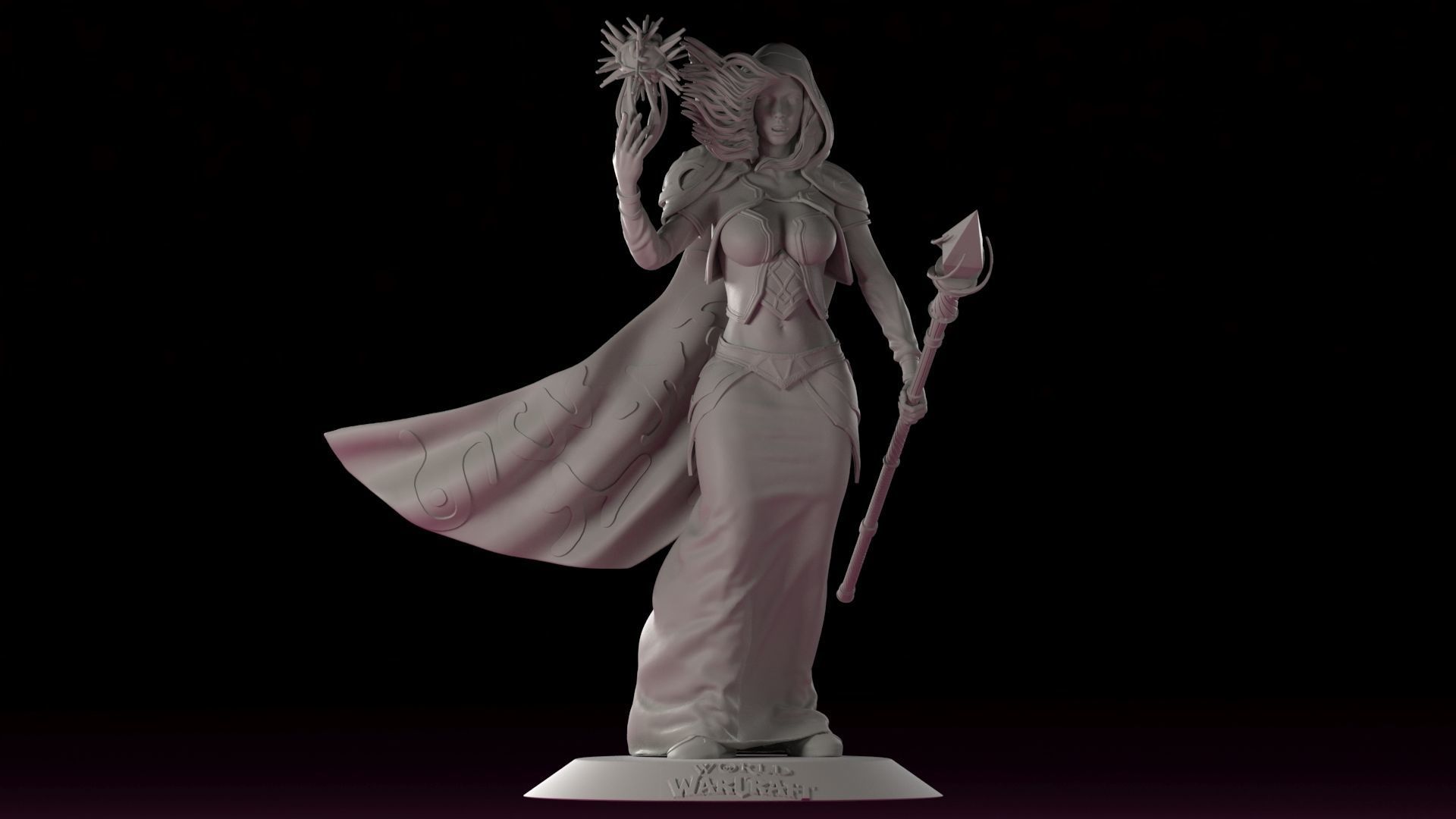 Jaina Proudmoore 3D print model 3D print model_6