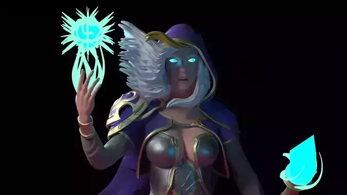 Jaina Proudmoore 3D print model 3D print model