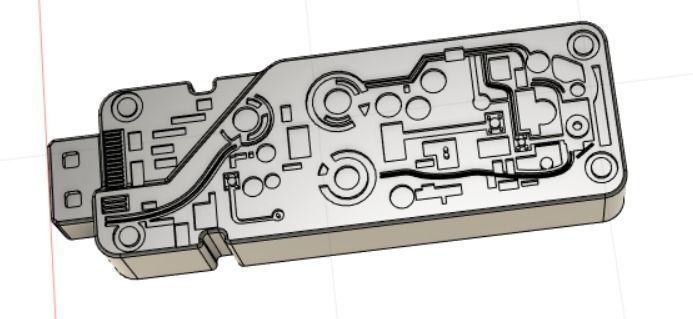 Kamen Rider W Double Gaia Memory 3D print model_2