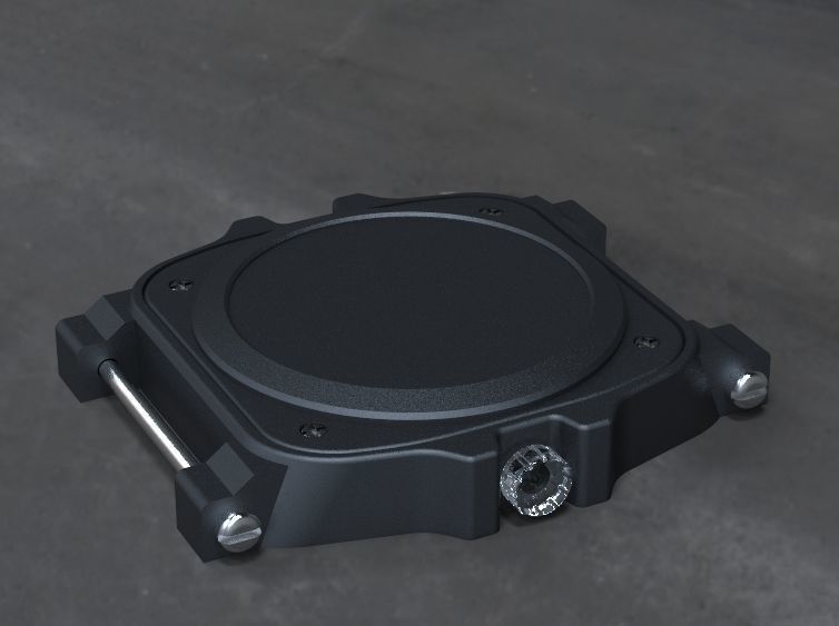 Crystal Sapphire Watch Case for ENLOONG 3D print model_28