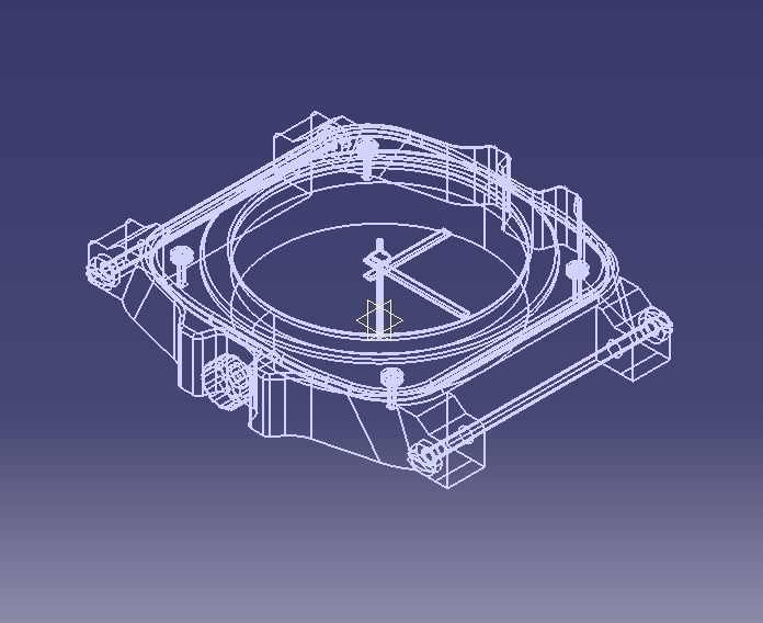 Crystal Sapphire Watch Case for ENLOONG 3D print model_9