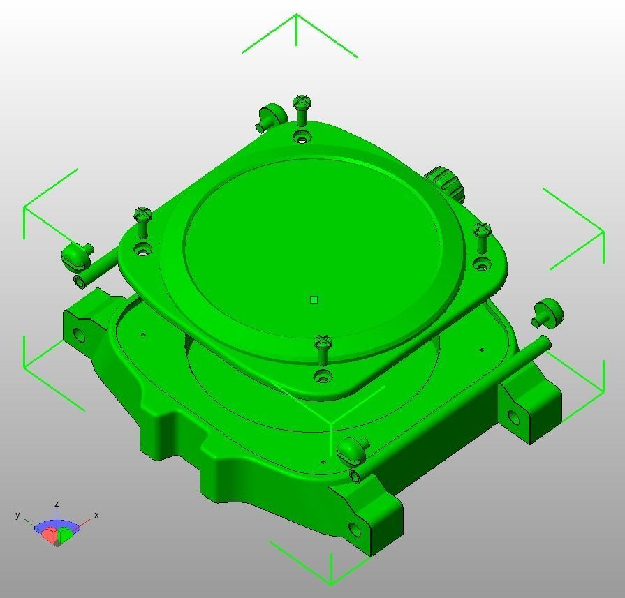 Crystal Sapphire Watch Case for ENLOONG 3D print model_15