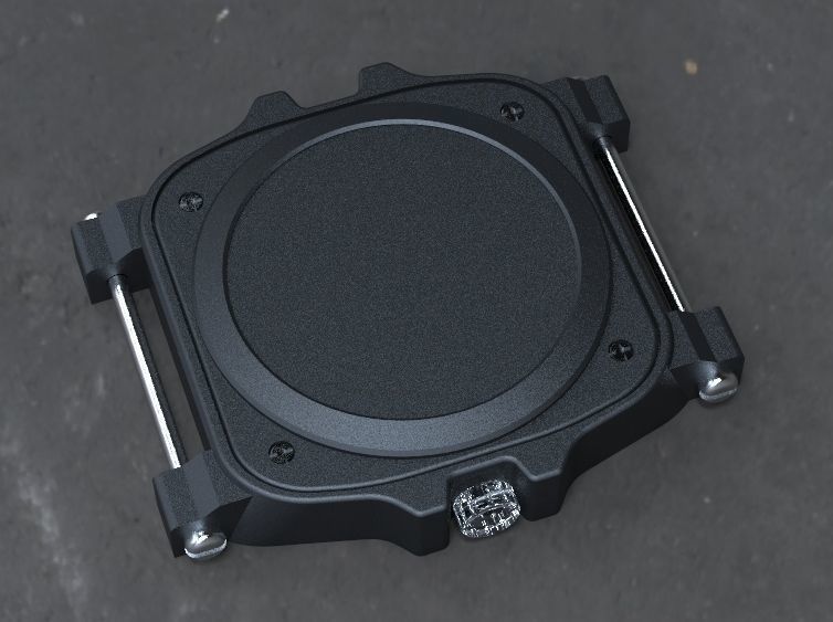 Crystal Sapphire Watch Case for ENLOONG 3D print model_29