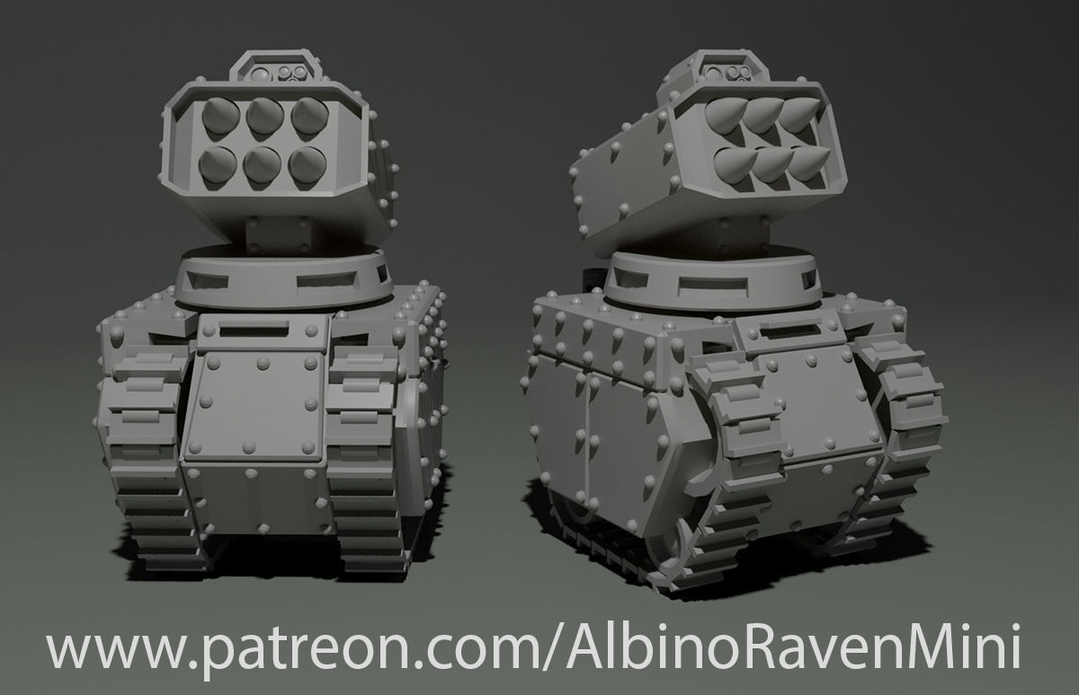 Gun bots 3D print model_3