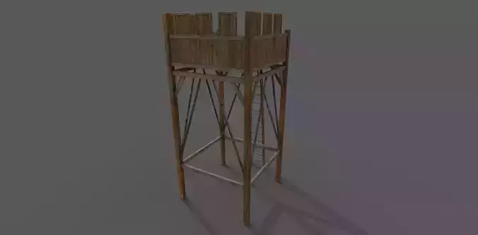 Guard Tower 3D Model 