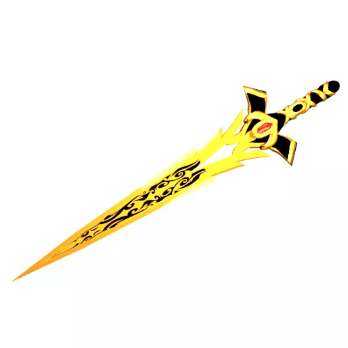 fantasy sword 3D model_0