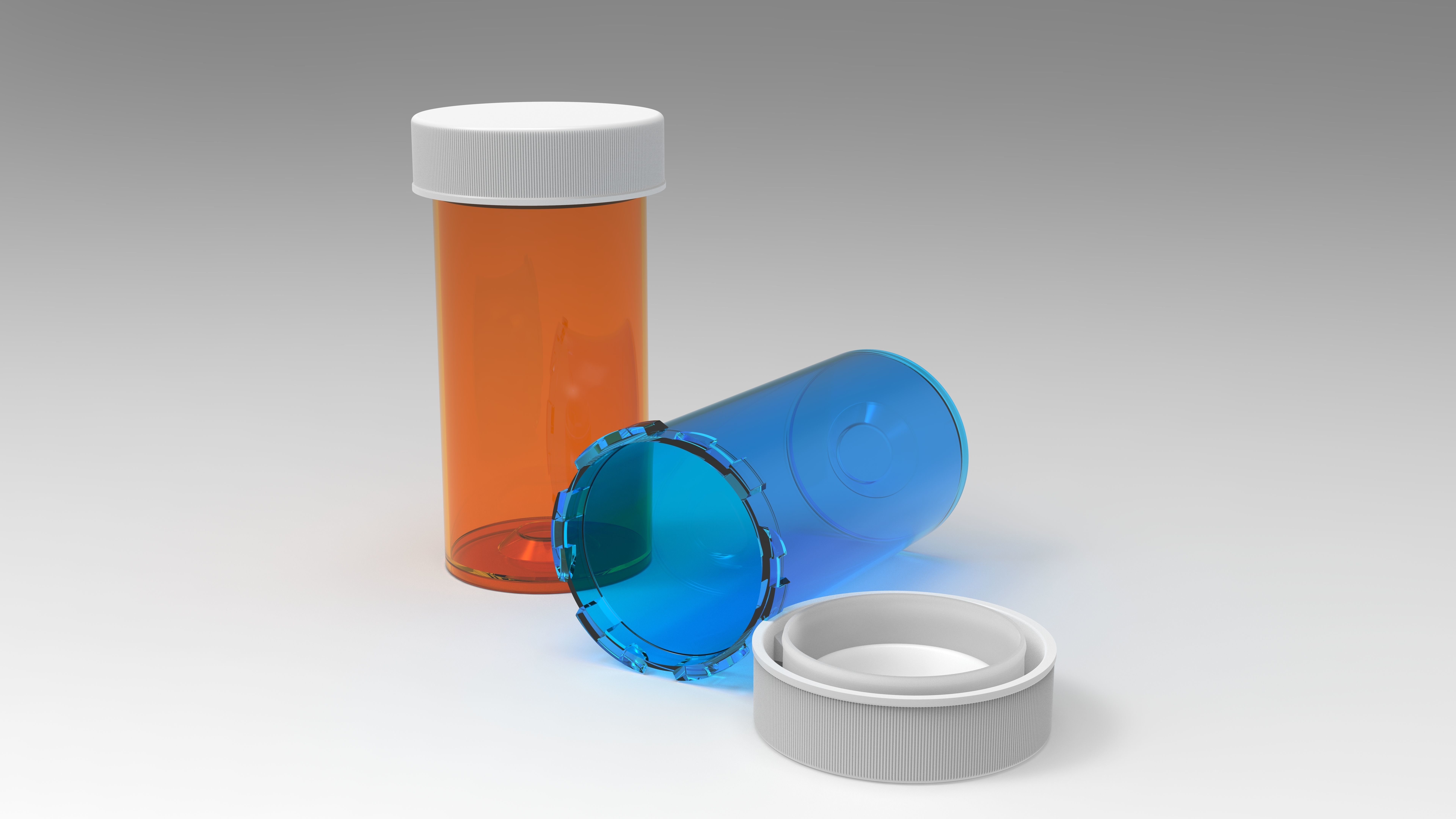MedKit-Small-Drug-Storage-COVID-19 orange and pill bottle 3D print model_8