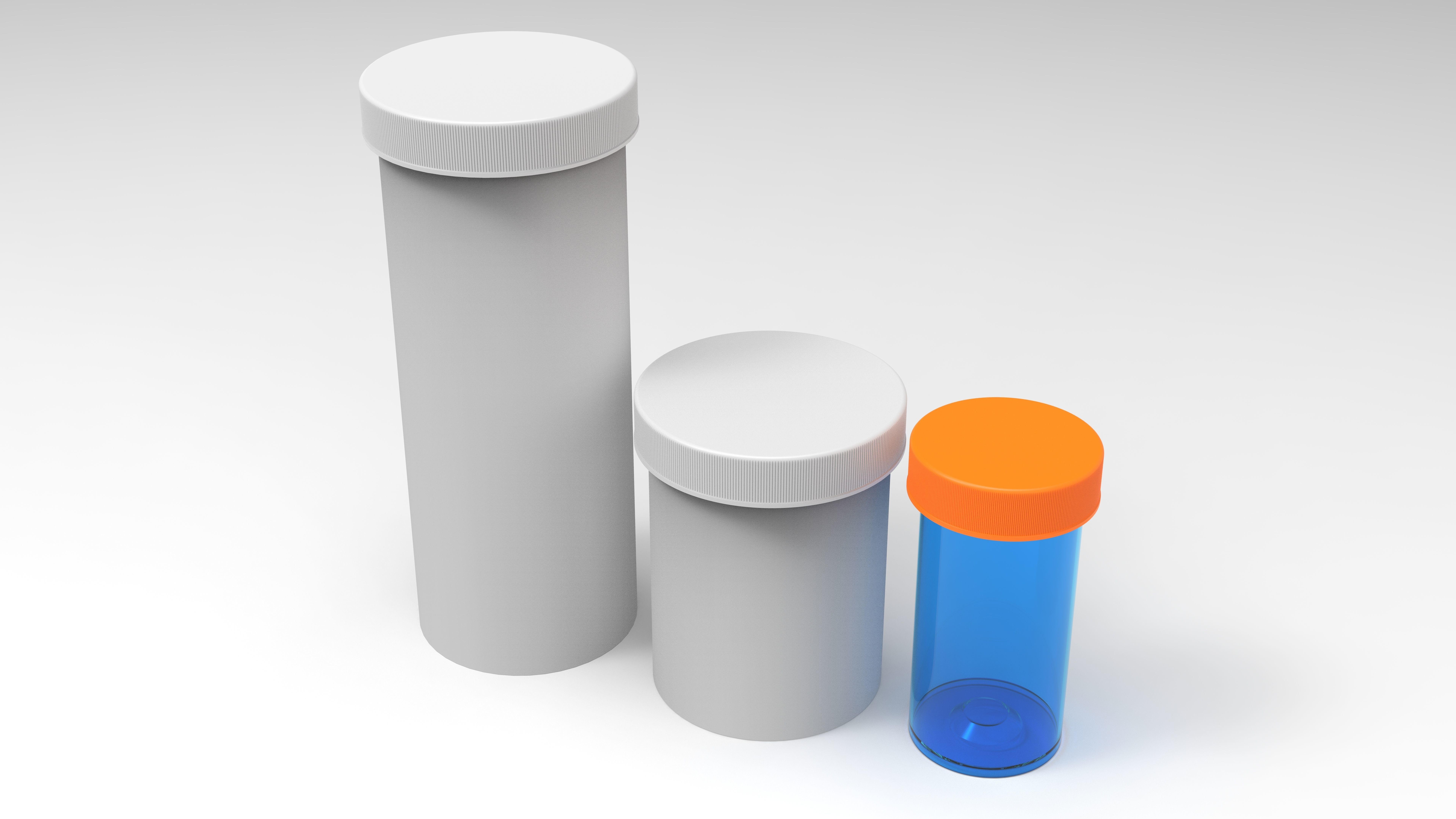 MedKit-Small-Drug-Storage-COVID-19 orange and pill bottle 3D print model_1