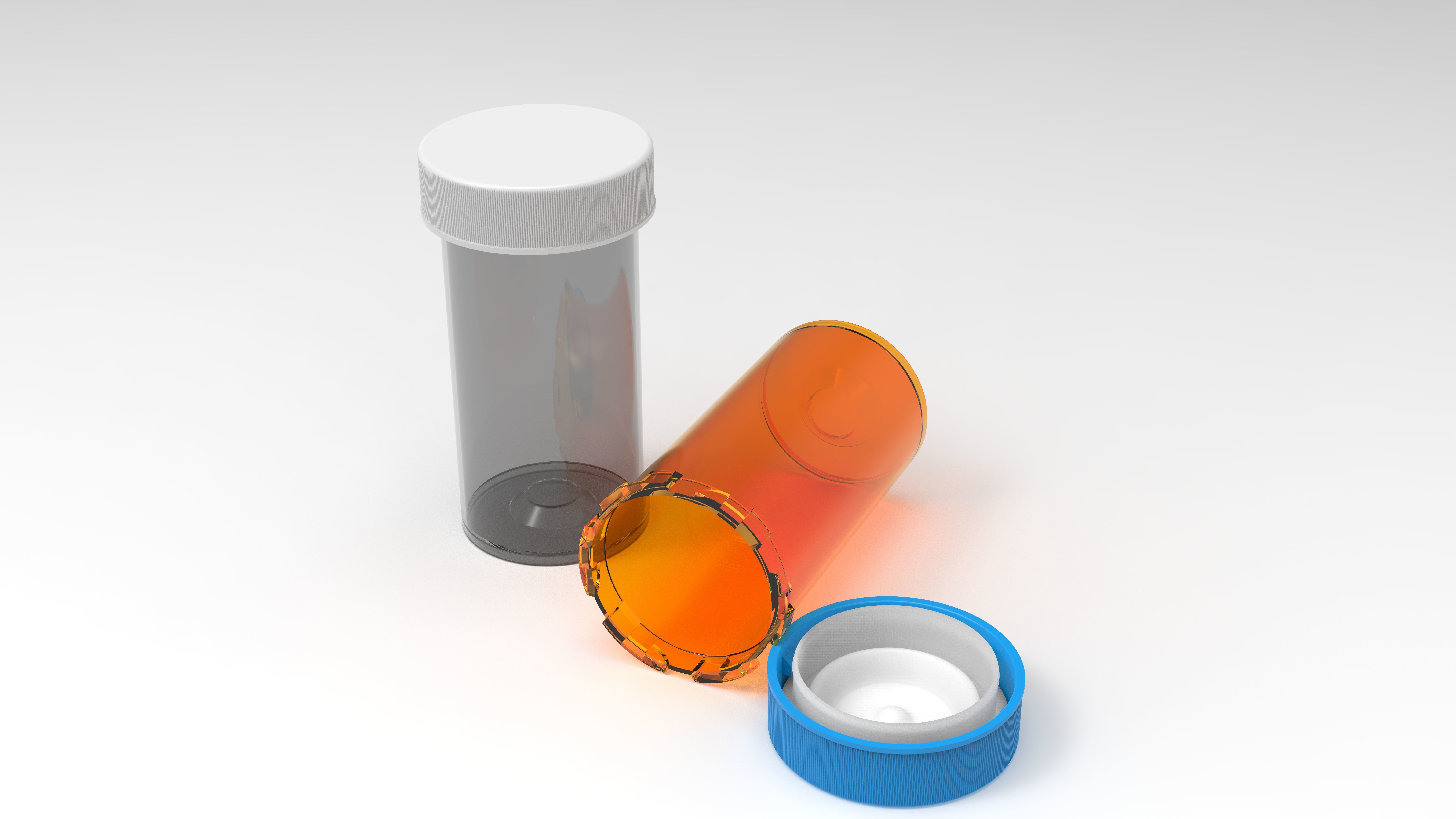 MedKit-Small-Drug-Storage-COVID-19 orange and pill bottle 3D print model_2