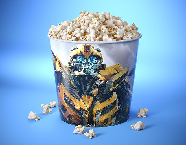 Popcorn Bucket  3D model