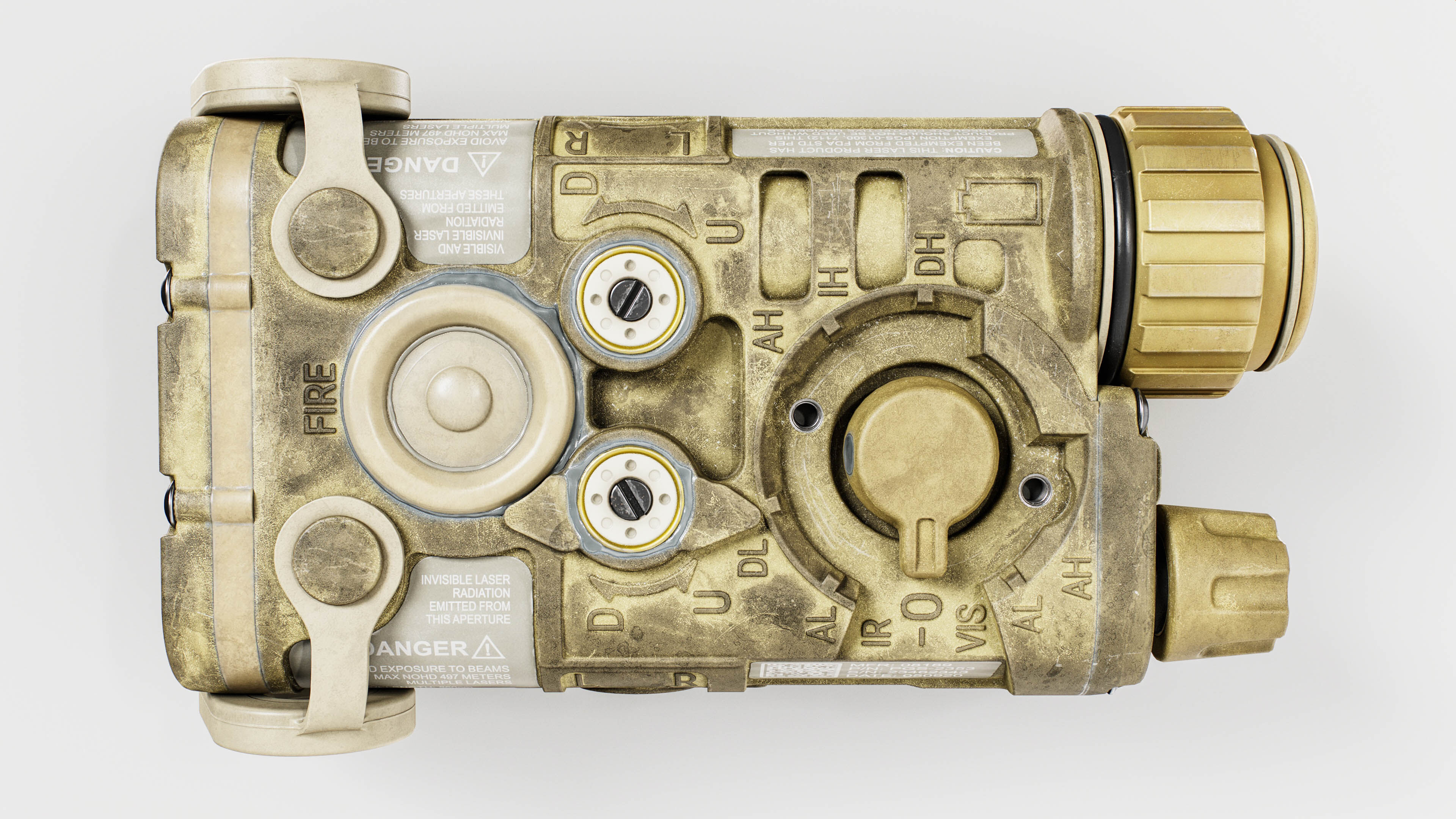 EOTech NGAL Laser Aiming Device Low-poly 3D model_8