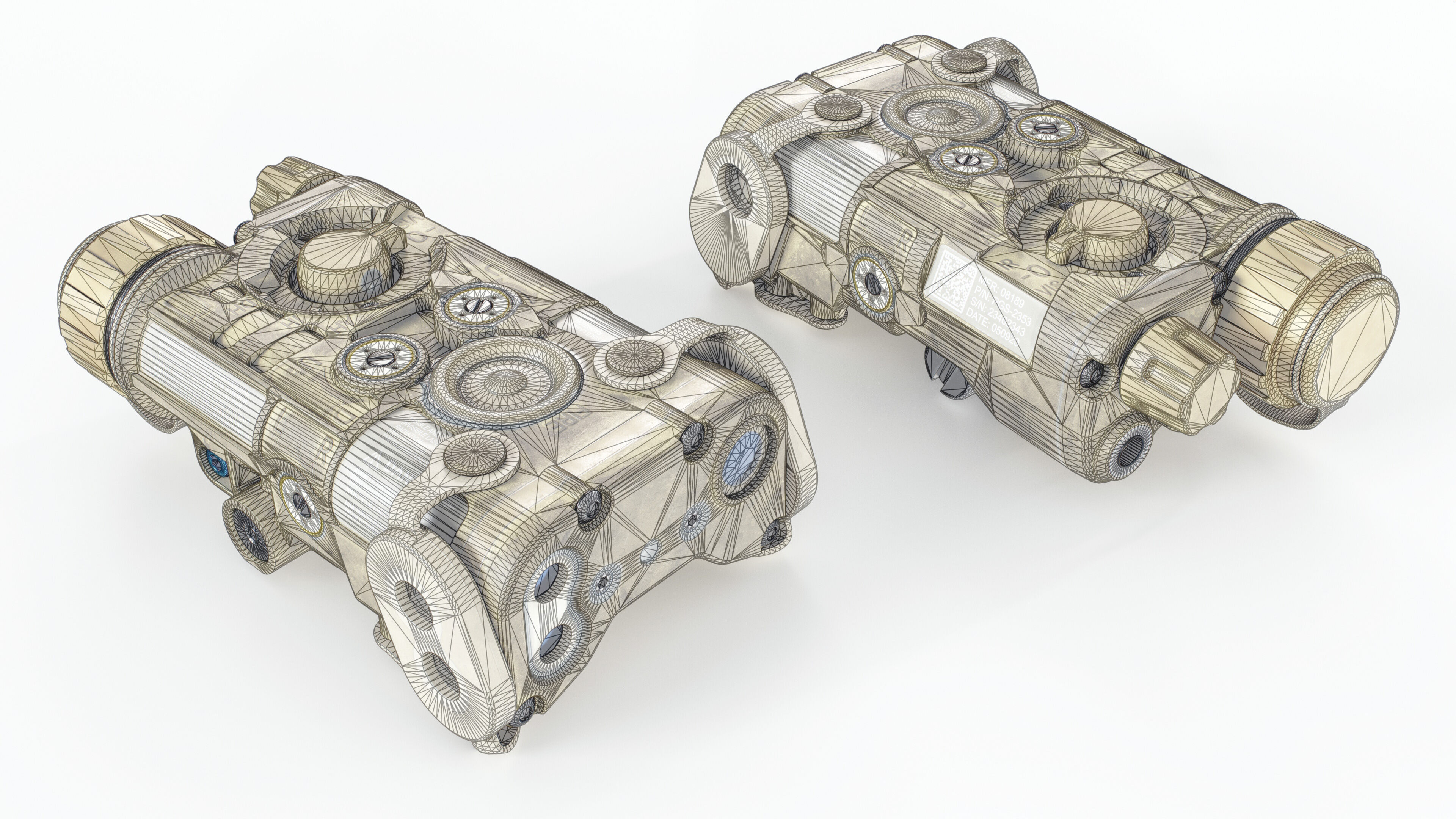EOTech NGAL Laser Aiming Device Low-poly 3D model_1