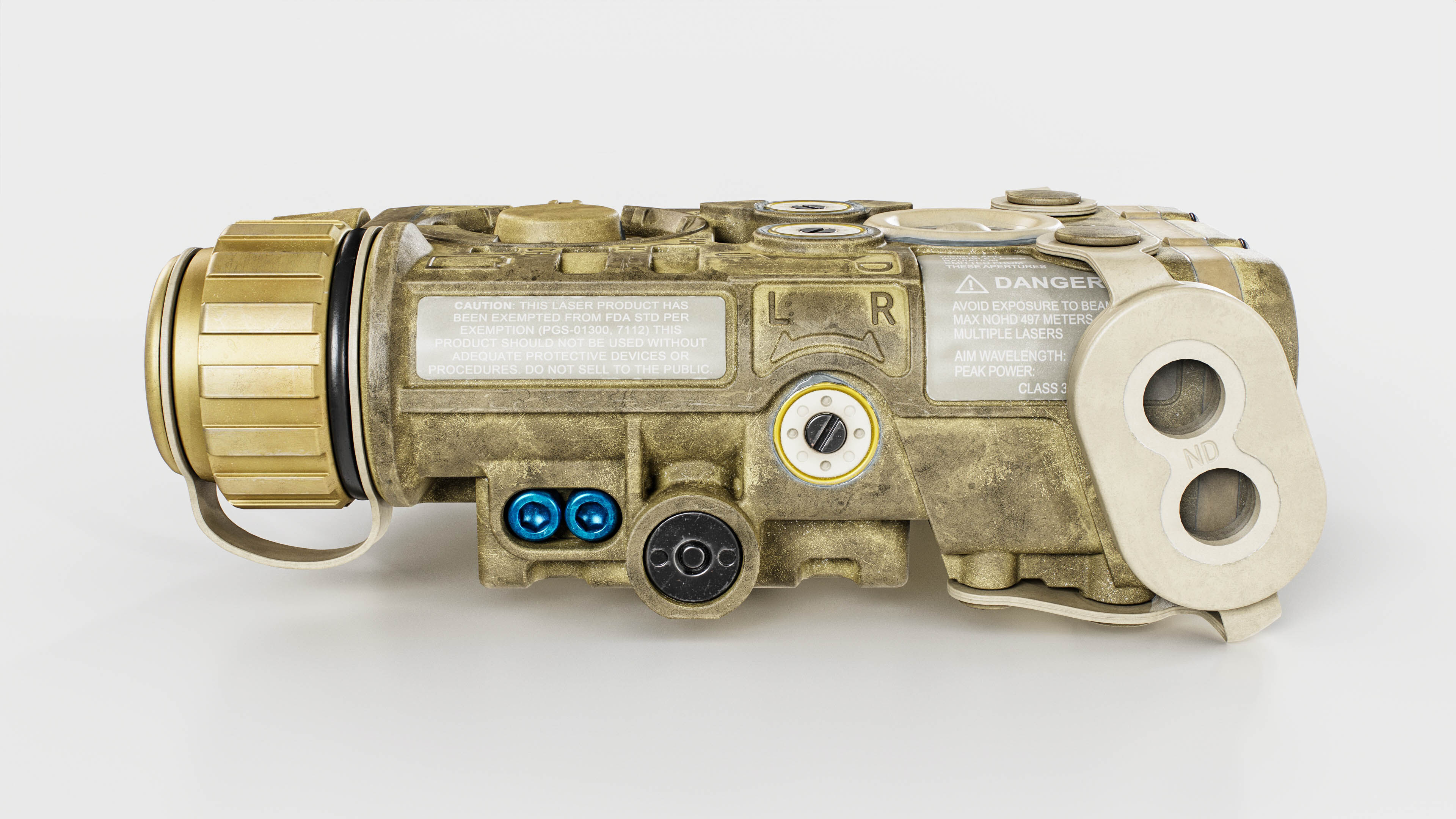 EOTech NGAL Laser Aiming Device Low-poly 3D model_6