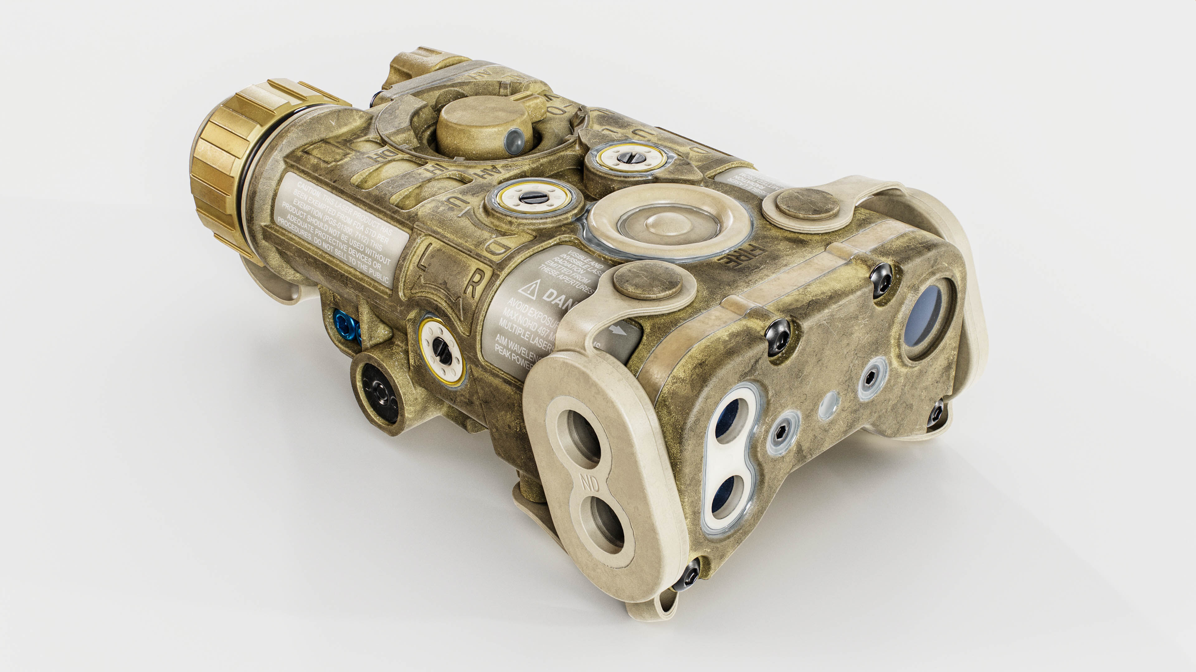 EOTech NGAL Laser Aiming Device Low-poly 3D model_7