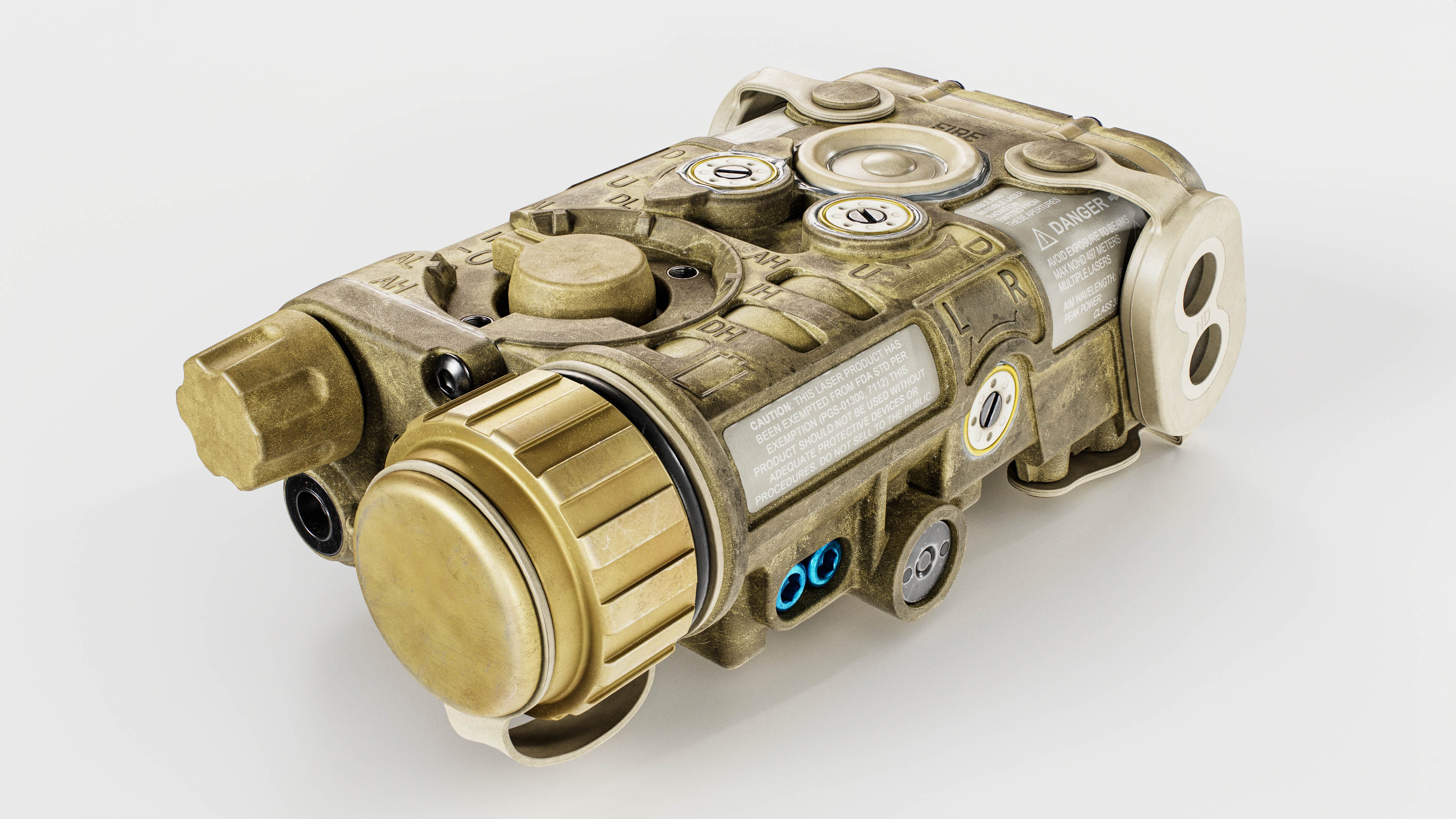 EOTech NGAL Laser Aiming Device Low-poly 3D model_5