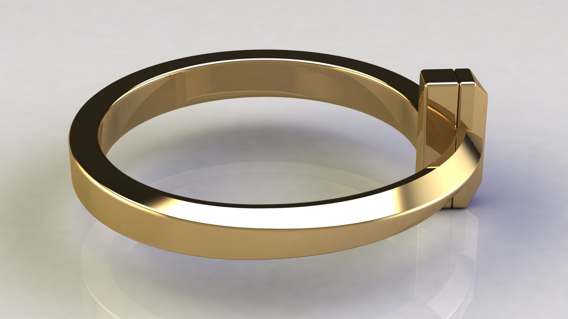 T1 Narrow Ring 3D print model_4