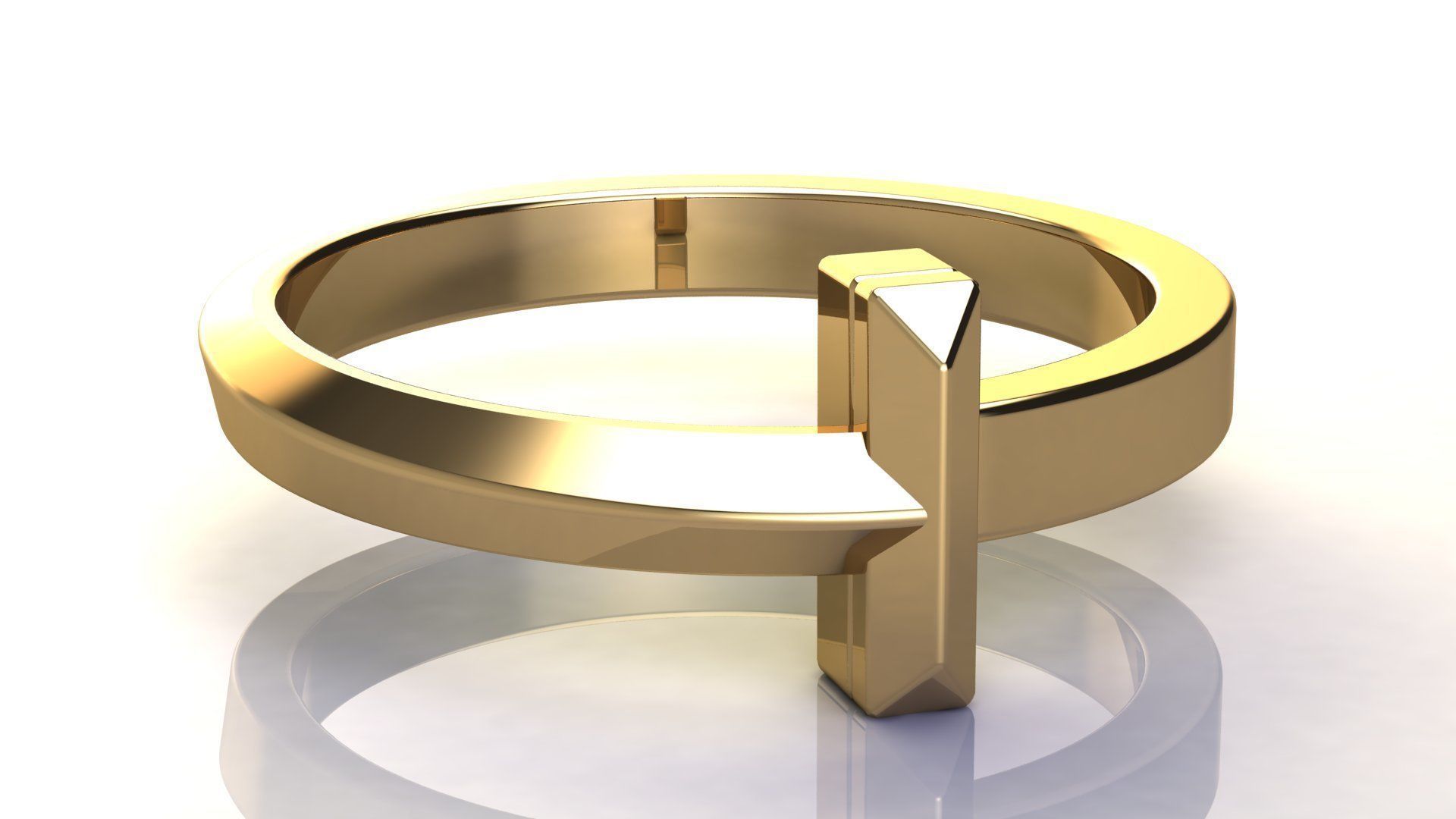 T1 Narrow Ring 3D print model_2